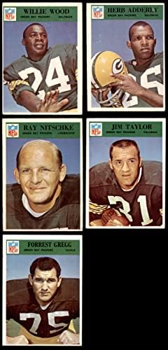 1966 година Филаделфија Грин Беј Пакерс Тим постави Green Bay Packers VG+ Packers