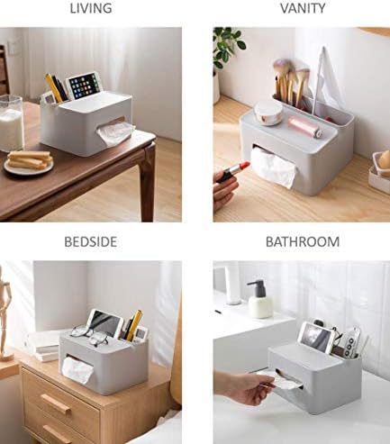Лотална стил на квадратно ткиво кутија Организатор држач, бања за суета countertops биро за канцелариски студентски дом