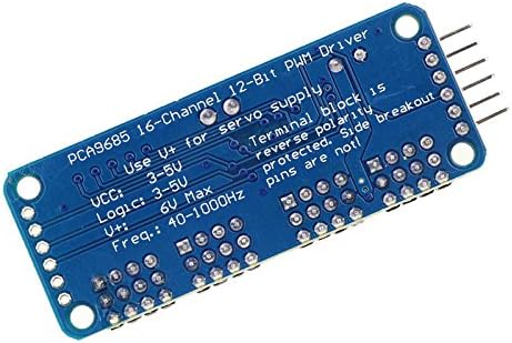 PCA9685 16-канален 12-битен PWM серво возач за Arduino Raspberry PI IIC интерфејс серво штит