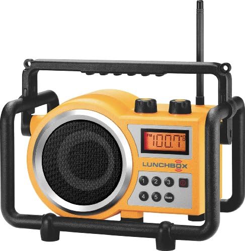 Sangean U3 AM/FM Ultra Rugged и Digital Digital Digital Tuning Radio/Black & LB-100 Ultra Rugged Compact AM/FM радио жолта