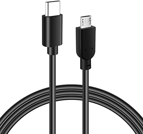 USB C до микро USB кабел 4 стапки, флексибилен микро USB до USB-C кабел, поддржува брзо полнење и синхронизација на податоци, компатибилен