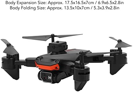 Избегнување на пречки RC Quadcopter, еден контрола на допир 4 начини на избегнување на пречки квадкоптер 4K двојна камера WiFi 50 x зум за