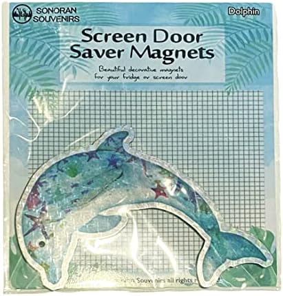 Сино делфин морски животен екран за заштеда на врата магнети декоративни холографски крајбрежни магнети за ланаи екран внатрешен