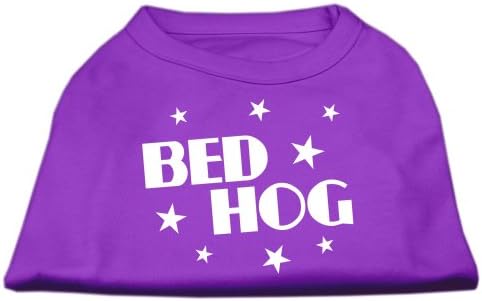 Mirage Pet Products Cred Hog Screen Printed Burts Purple Med