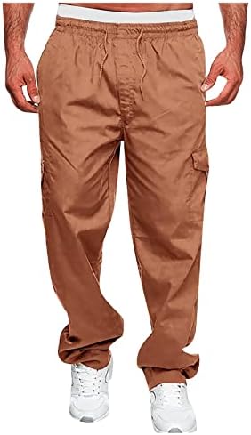 Атлетски панталони за мажи спортски обични панталони со џогирање лесни пешачки панталони на отворено пантолони со панталони