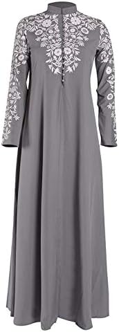 Муслимански фустан за жени за жени хиџаб Дубаи исламски превез абаја сетмуслим облека за мажи во џамија абаја кафтан облека