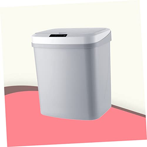 Homoyoyo Smart Trashcan Домаќинството хартија корпа за ѓубре може да се интелигентни отпадоци од сива боја