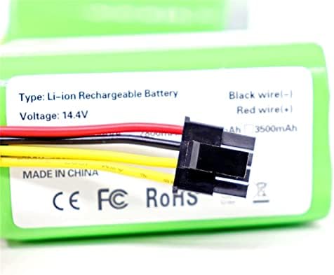 Оксекс 14.4V Ли-јонска батерија, 2600mAh/2800mah/3200mah/3500mah Батерија за замена, компатибилен со Cecotec Conga 1290 1390 1490 1590