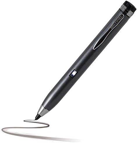 Бронел сива фино точка дигитална активна стилусна пенкало компатибилна со Acer Chromebook CB5-312T-K62F лаптоп компјутер 13, 3 “