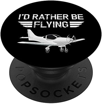 Вознемирен би сакал да летам смешни авиони пилотски подароци PopSockets PopGrip: Заменлива зафат за телефони и таблети