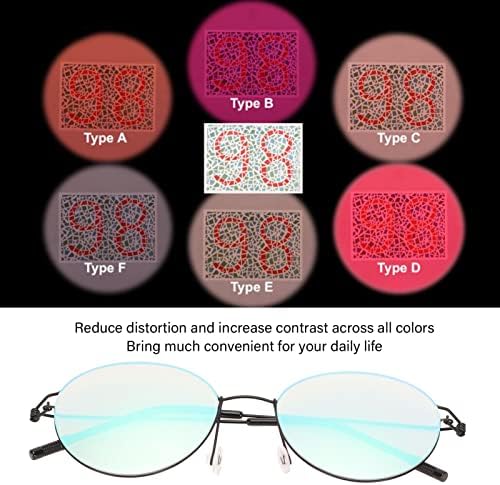 Очила За Слепило Во боја-Точни Очила Во Боја, Подобрен Контраст Блокирање На Сина Светлина За Слепа Амблиопија Во Боја На Отворено