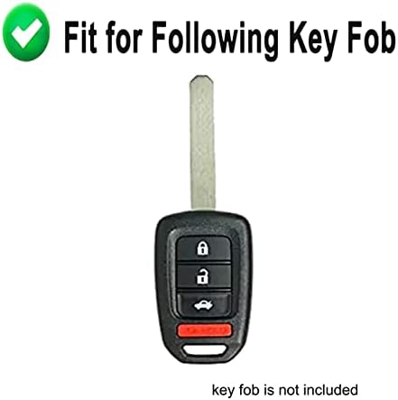 Клучен случај за покривање на FOB одговара за Honda Accord Civic CR-V HR-V далечински држач за заштита на кожата без прилог на