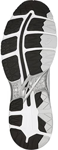 ASICS MENS MENS GEL-KAYANO 24 Атлетски чевли, сребро/црна/средна сива боја, 9,5 средни САД
