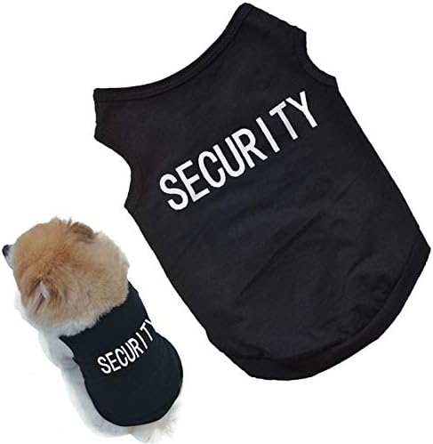 Безбедносна кошула за кучиња летна облека за домашни кученца маички кучиња костуми мачки резервоарот врвен елек црна црна боја
