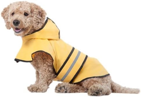 Етички производи за миленичиња 23901058: Моден милениче палто Дождлив ден, жолт xxl