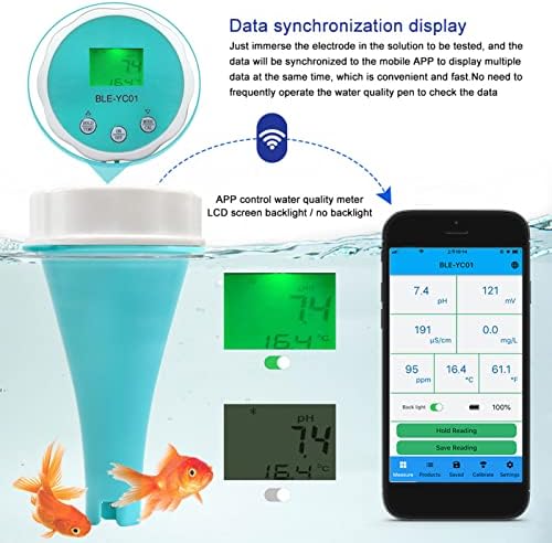 Zerodis со голема точност тестер за квалитет на вода, мерач за тестирање на вода pH ec tds orp temp преостаната хлор тестер за вода пенкало