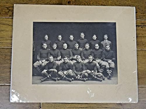 1906 Фудбалски тим на Корнел 10х13,5 потпишана фотографија со потекло објавена во годишник 1907 година - Фотографии за автограми на колеџ