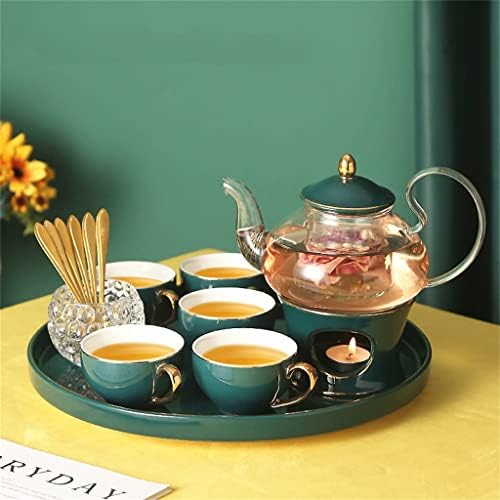 Чаша за кафе Хукаи сет европски керамички чаша сет британски принцеза попладневен чај чај сет цвет чајник