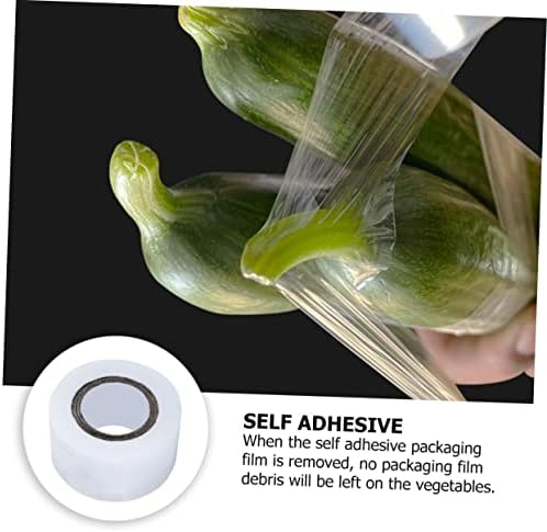 Luxshiny 3 ролни пакет Транспарентен зеленчук филм Транспарентен лента за калемење лента за калемење биоразградлива лента за калемење DIY калемење