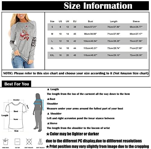 Женска маичка за џемпери со долги ракави за печатење, џемпер, целокупна гроздобер работна алатка за жени Зимски врвови