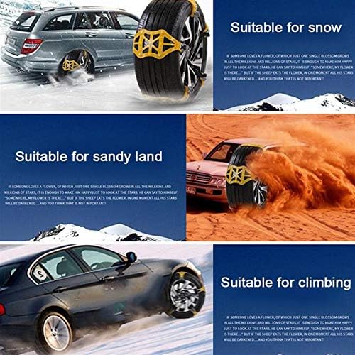 XCQ цврсти и безбедни, 3 парчиња / 5 парчиња / поставени снежни ланци на автомобили Проширен снежен ланец за снег за зимски автоматски