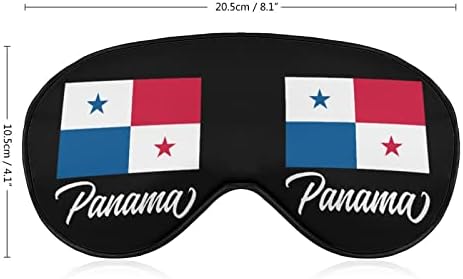 Панама знаме маска за спиење Трајни занишани меки маски за очи ги покрива со прилагодлива лента за жени жени