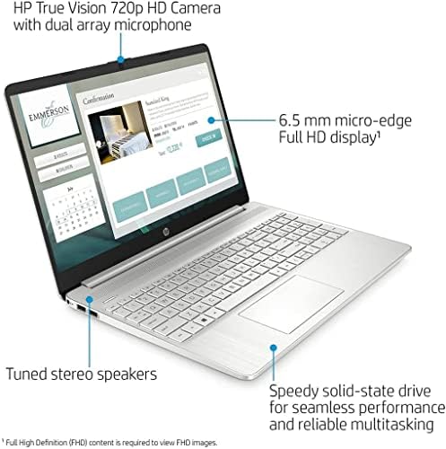 HP Лаптопи 17 инчен Windows 11 | AMD Ryzen 5 5500U 6Core | FHD 1920x1080 IPS Дисплеј Тесна Рамка | Нумеричка Тастатура | БЕЗЖИЧНА-AC | Веб Камера