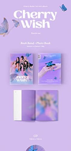 Cherry Bullet Cherry Wish 2nd Mini Album 2 Version Set CD+1P Poster+96p Photobook+1P Post+1P Love in Photocard+1p Dream in Photocard+1P Selfie+Tracking