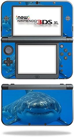 MOINYSKINS Кожа компатибилна со Nintendo 3DS XL - ајкула | Заштитна, издржлива и уникатна обвивка за винил декларална обвивка | Лесен за примена, отстранување и промена на стило?