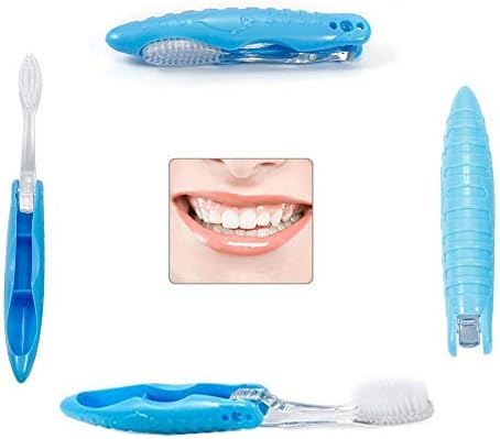Alltopbargains 4 Преносни заболени за еднократна употреба преклопување на четка за заби за заби