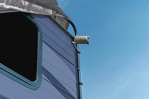 ADCO 36838 Дизајнерски серии Олефин HD Травел приколка при покрива до 15 ', сива/бела боја
