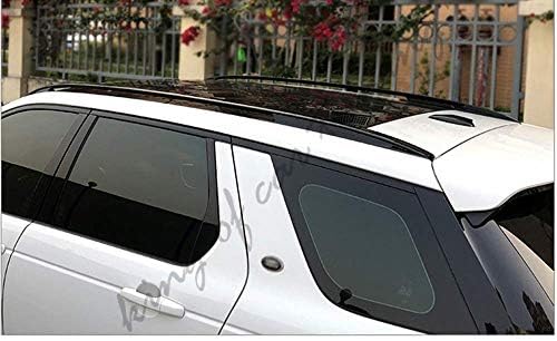 Кралот на автомобилот за подесување на црните покривни лавици за багаж се вклопува за Discovery Sport 2015-2019