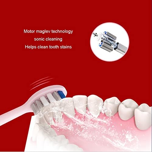 BBFQL Возрасна електрична четка за заби ултразвучна четка за заби Автоматска мека четка за заби четка за заби Електричен сет за белење на заби