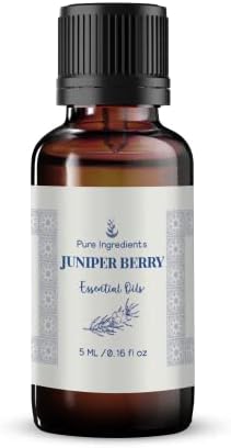 Чисти оригинални состојки Juniper Бери есенцијално масло за погодно шише со капаче за капаче, навестување на балсамична арома