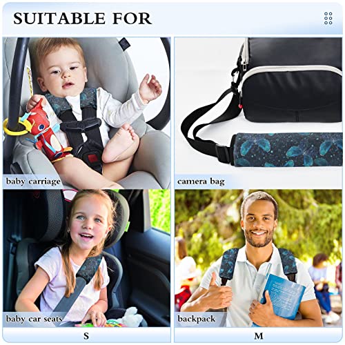 Сини пеперутки, ленти за седишта за автомобили, за бебиња деца 2 парчиња ленти за седишта за автомобили, влошки за перничиња
