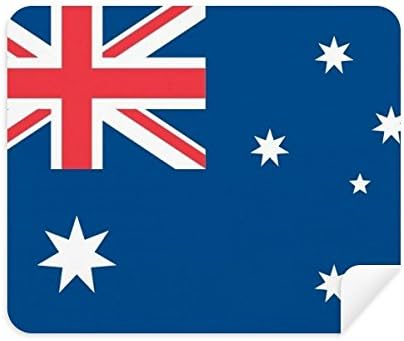 Австралија Национално Знаме Океанија Земја Чистење На Крпа За Чистење Екран 2 парчиња Велур Ткаенина
