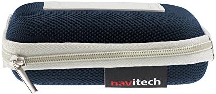 Случај за слушалки за сина боја на Navitech, компатибилен со Audio Technica Solid Bass Ath-CKS550BT