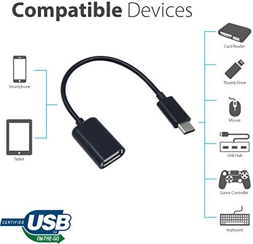 OTG USB-C 3.0 адаптер компатибилен со вашиот Xiaomi Mi 9 Explorer за брзи, верификувани, мулти-употреба функции како што се тастатура,