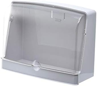 WODMB бања wallидна закачалка од прашина и водоотпорна про transparentирна кутија за складирање на размавта козметичка полица за складирање