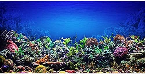 AWERT 36X18 инчи аквариум позадина корали подводни светски резервоар за риба позадина винил