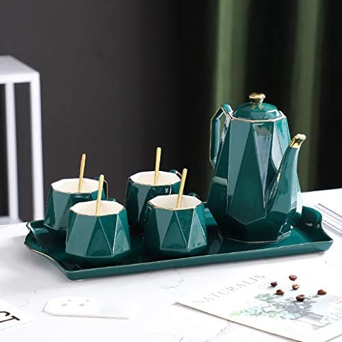 TWDYC чај сет на нордиски керамички чај чаша сад чајник сет кафе чаша чаша чаша чаша чаша чаша чаша