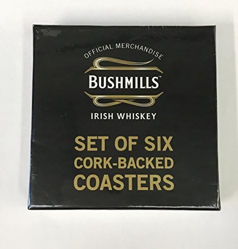 Бушмилс Ирски Виски Пијалок Подлоги-Сет од 6