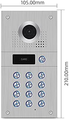 ZLXDP 960P Жичен Видео Домофон Со Камера И Код Тастатура Картички Контрола На Пристап Систем За Откривање На Движење Рекорд