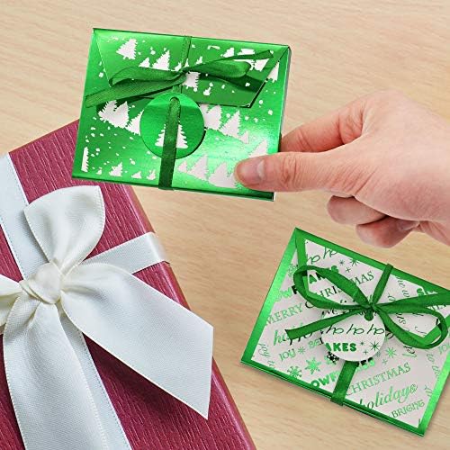 Кутија за картички за подароци за подароци Jоин 36, фенси подарок фолија декоративни кутии со картички за завиткани пликови со држач