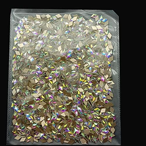 Најголемиот дел 126 форми нокти уметност Rhinestones 1440pcs/торба стакло стакло кристали камења за дизајн на декорација на нокти -