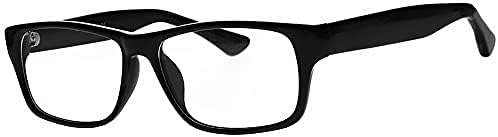 Очила за читање на стакло со јасни реални стаклени леќи во рамка за гек стил достапна при зголемување на читањето +0,25 до +3,00