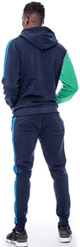 9 круни машка боја модерна фит -качулка џогер јакна панталони за панталони