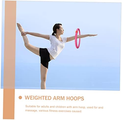 Clispeed 3 пара јога вежба за вежбање додатоци дама делови за јога декорирање на раката тежина на пилатес кругови преносни обрачи