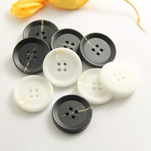 Копчиња за смола од Xucus 100pcs 4 дупки за шиење додатоци за кошули облеки украсни копче рачно изработено 15-30мм копче за облека -