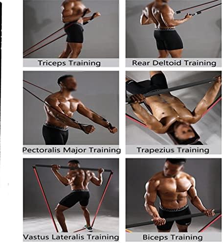 XXXDXDP тренингот Отпорност ленти Јога Еластична лента за ажурирање на лентата за обука поставена фитнес опрема Пилатес вежба за